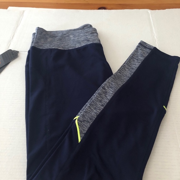 RBX Pants - RBX, Navy Blue Pull-on Activewear Leggings, size XL NWT